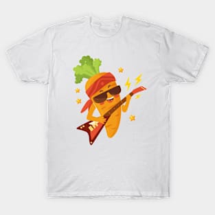 Carrot Guitar Player T-Shirt